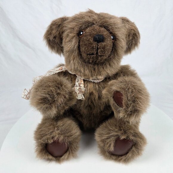 vintage teddy bear handmade by Terry hayes 15" - Picture 1 of 6